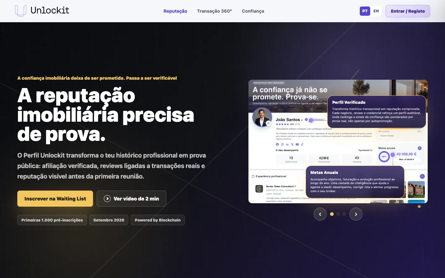 Unlockit website home page